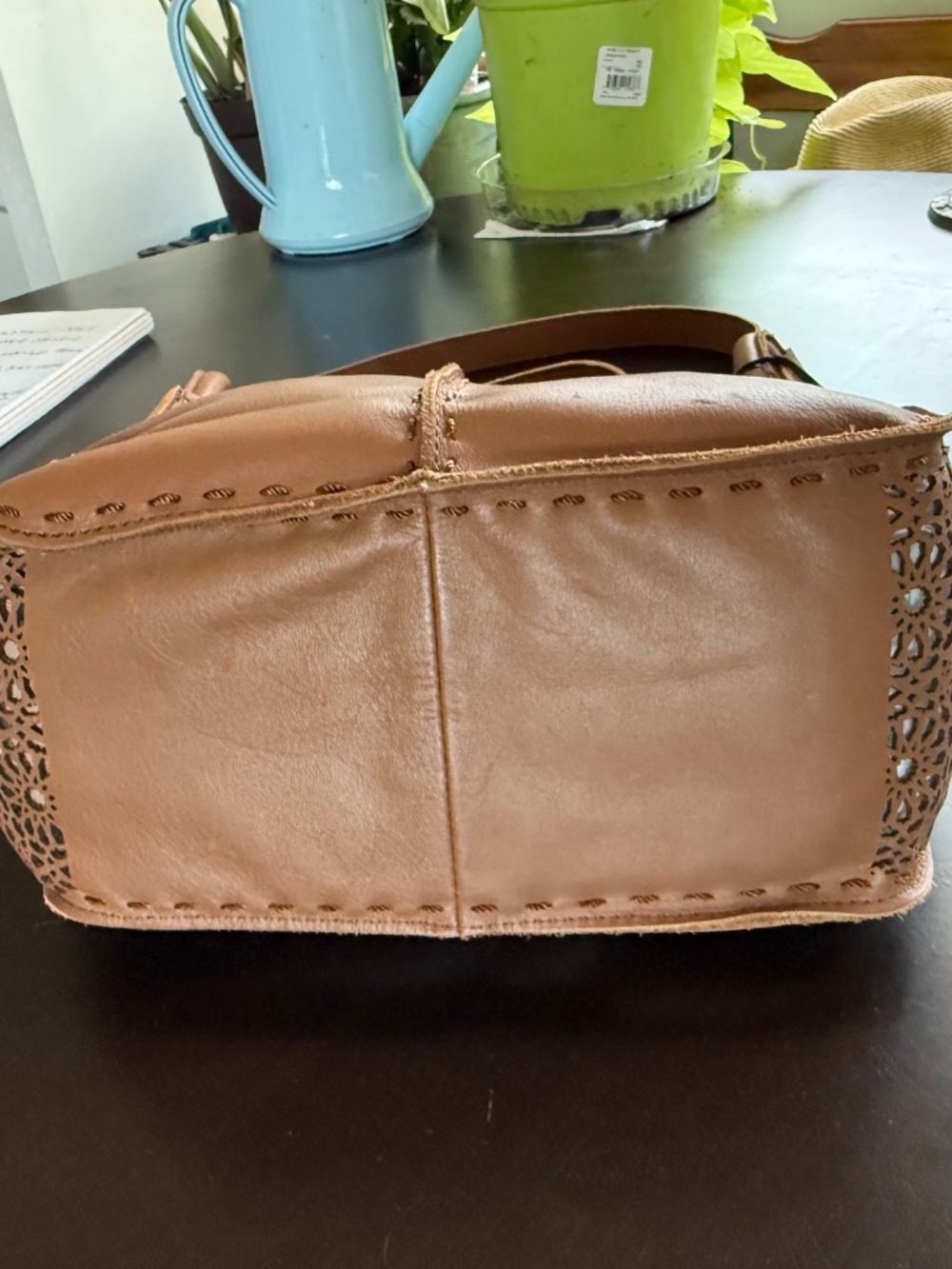 The Sak Los Feliz leather crossbody with laser cutouts. - Picture 7 of 16